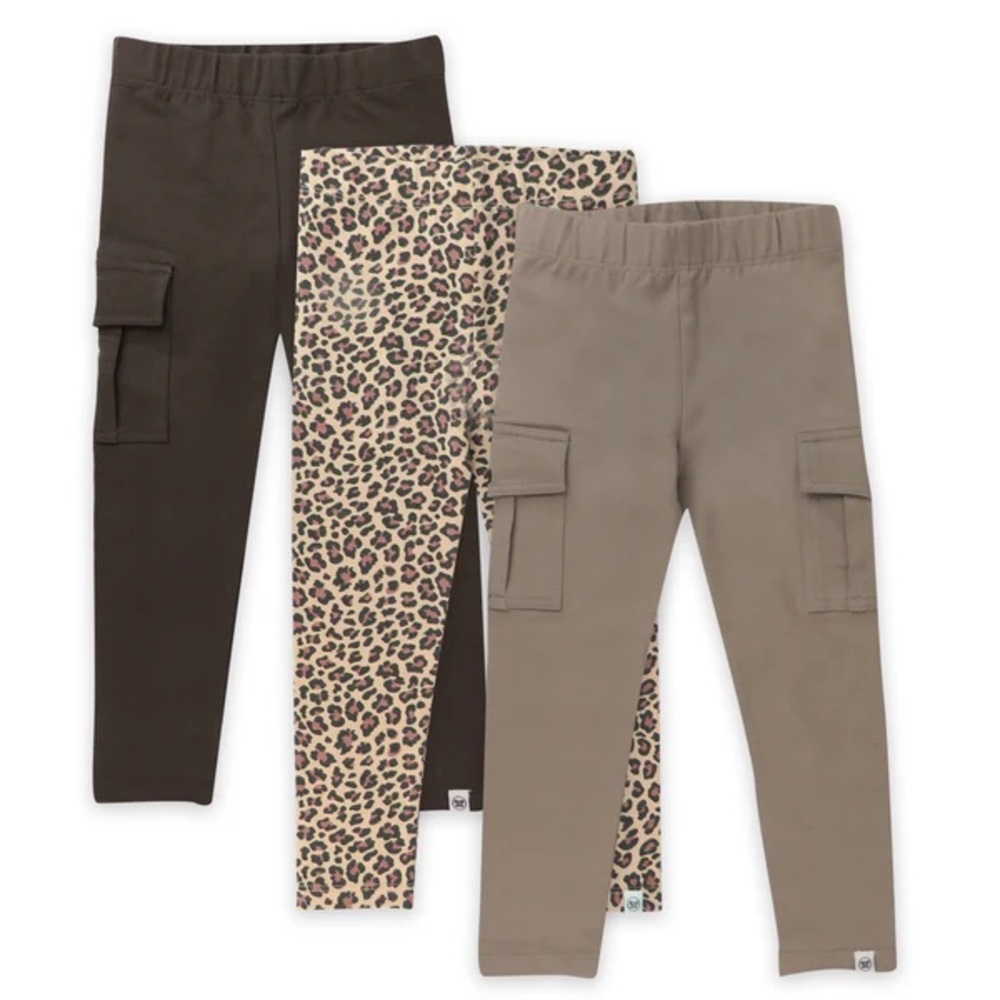 Honest| 3 Pack Cargo Leggings
